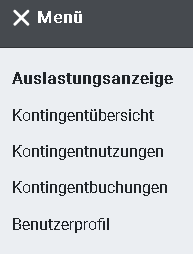 TRUCKGATE-Menü